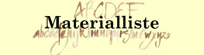 Materialliste